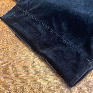 Black stretch Velvet J Jill slacks
